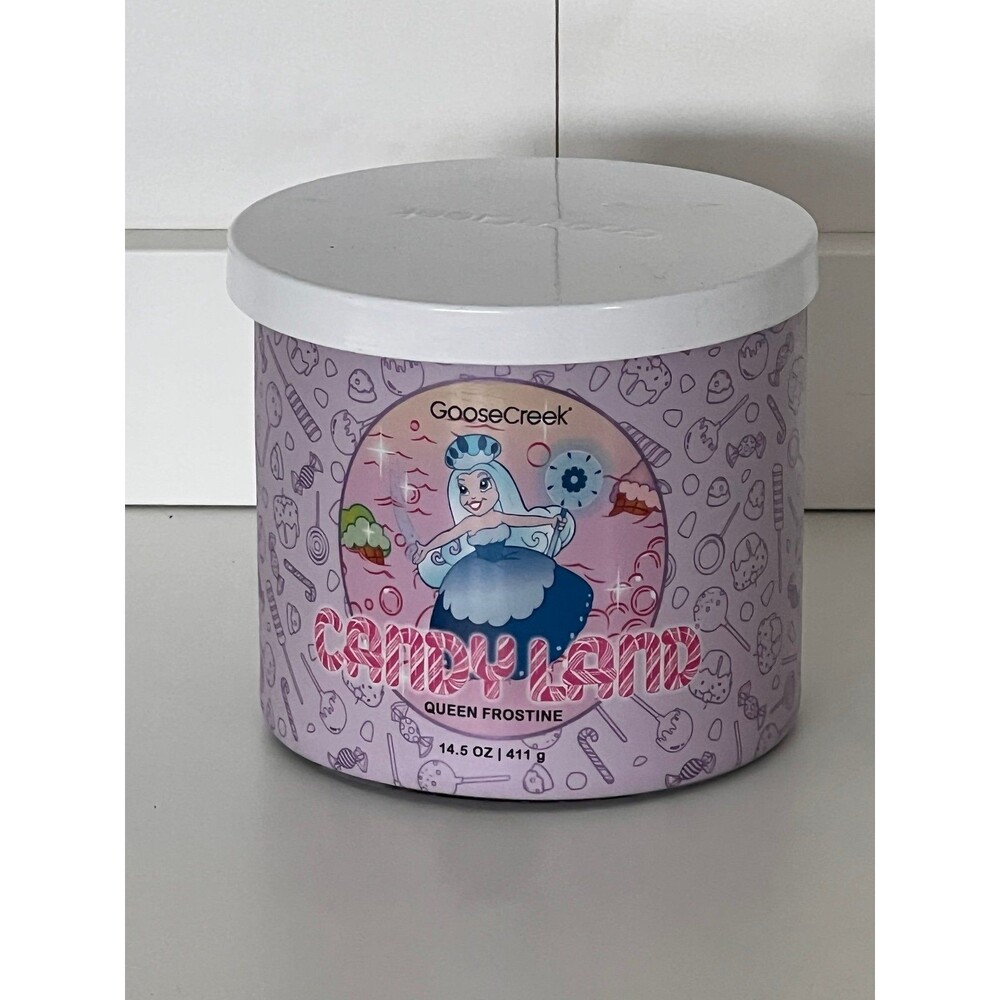 Goose Creek Candy Land Queen Frostine 14.5 oz 3 Wick Candle